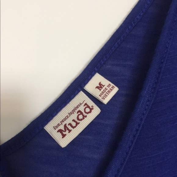 Short sleeved royal blue top - Picture 5 of 5